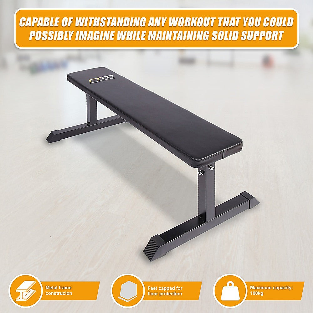 Home Gym Flat Bench for Weightlifting