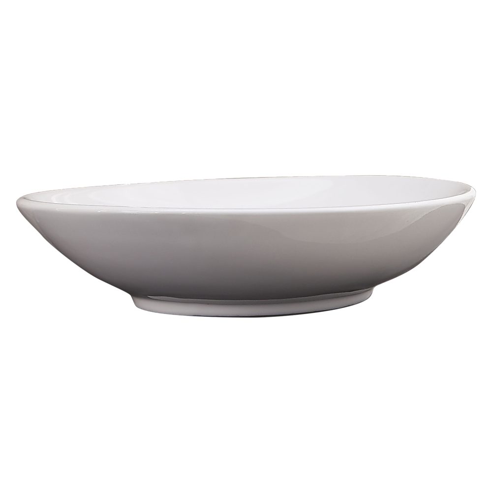 Bathroom Ceramic Oval Above Countertop Basin For Vanity