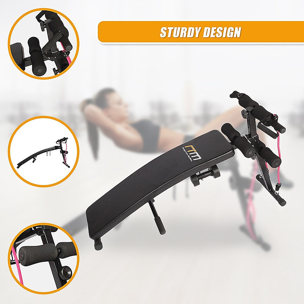 Foldable Incline Sit-Up Bench - Home Gym