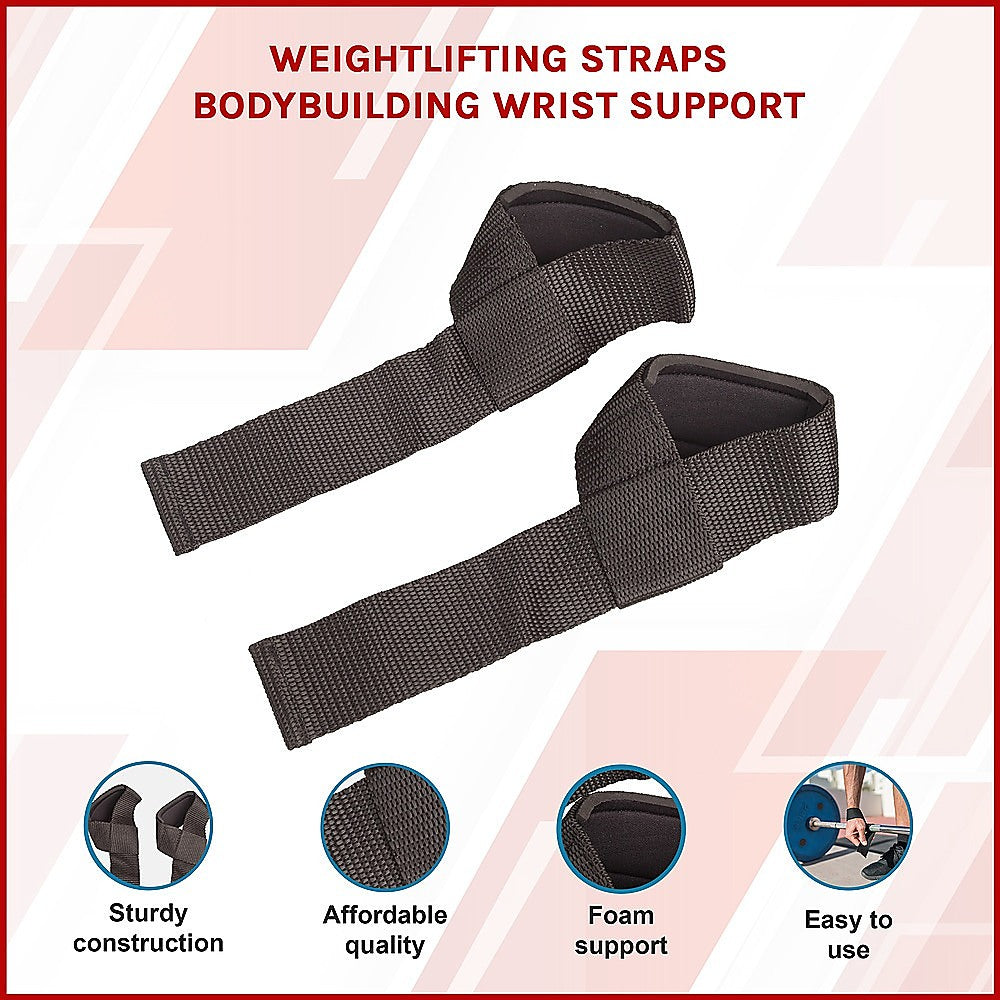 Weightlifting Straps - Bodybuilding Wrist Support