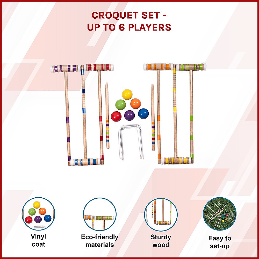 Croquet Set - Up To 6 Players