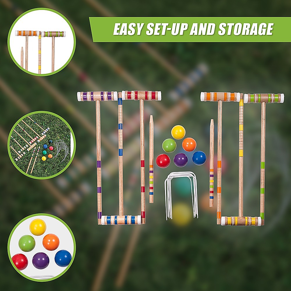 Croquet Set - Up To 6 Players