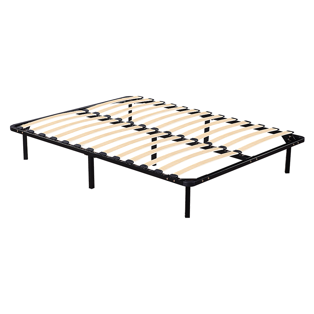 Double Bed Frame Metal Platform Sturdy Bedroom Furniture Design