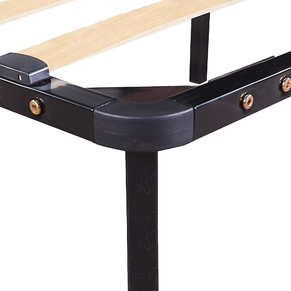 Metal platform queen bed frame