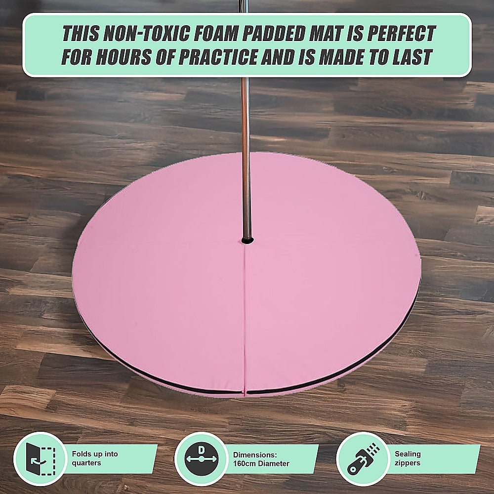 160Cm Diameter Exercise Mat For Dancing Pole