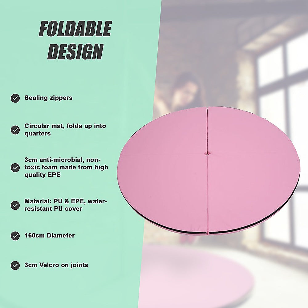 160Cm Diameter Exercise Mat For Dancing Pole