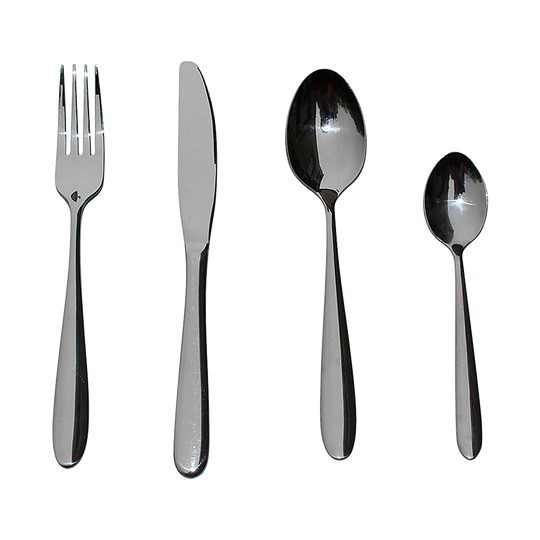 32 Piece Stainless Steel Cutlery Set Knives Fork Spoon Teaspoon - Kitchen Utensils