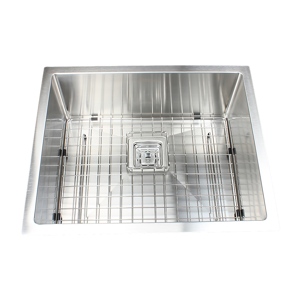 550X455Mm Stainless Steel Kitchen Sink With Square Waste