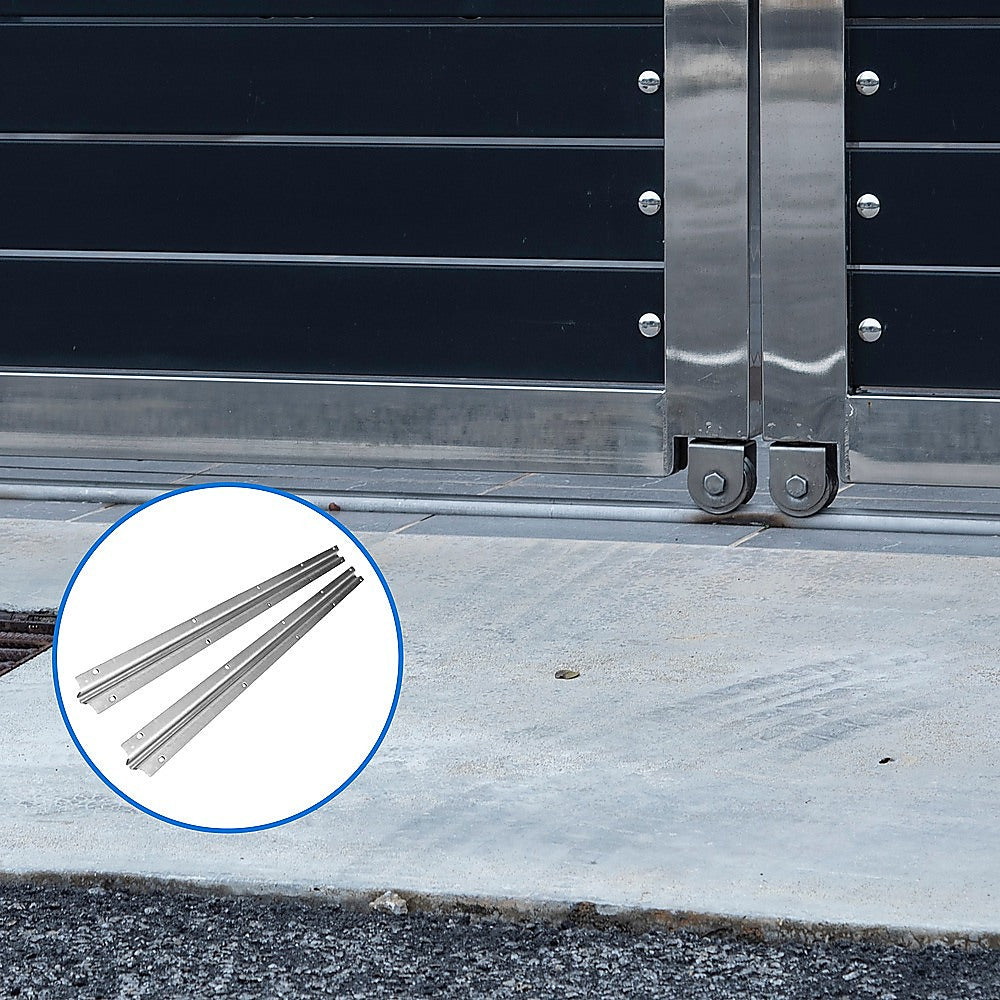 Sliding Gate Hardware Accessories Kit - 2M Track