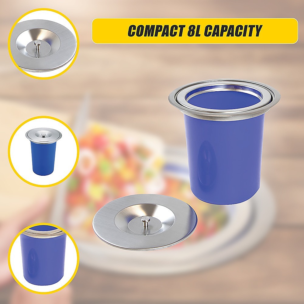 8L Concealed Benchtop Bin | Kitchen Utensils - photo 6