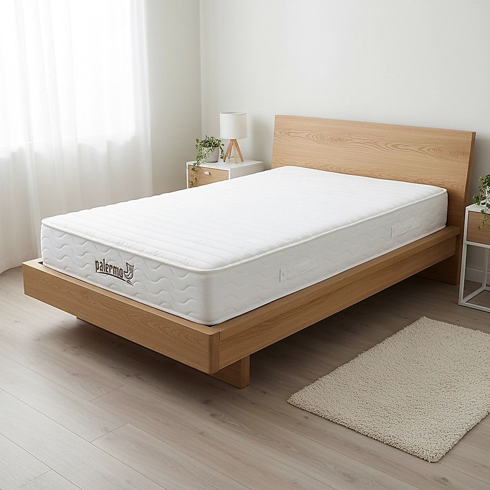 King Single Mattress Encased Coil Quilted Comfort Support 20cm