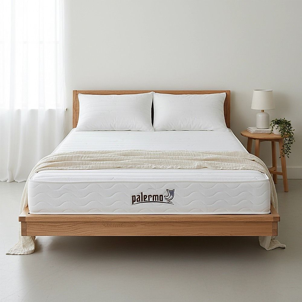 King Single Mattress Encased Coil Quilted Comfort Support 20cm