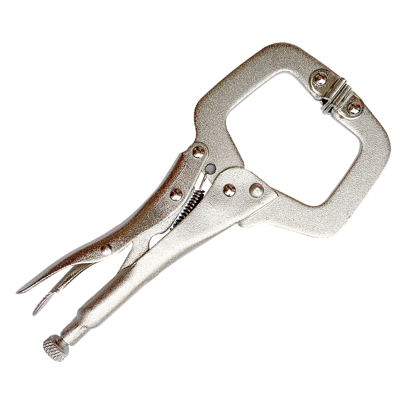 10Pc Heavy Duty Steel C-Clamps 6" Mig Welding Locking Plier - Masonry Tools