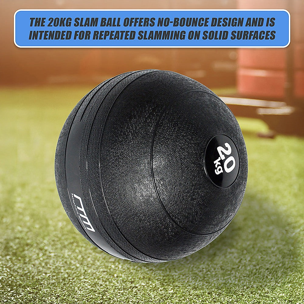20Kg Slam Ball No Bounce Crossfit Fitness Mma Boxing Bootcamp