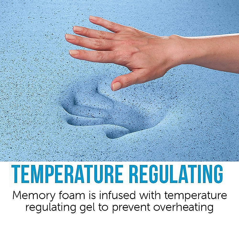 King Mattress Gel Memory Foam Dual Layer Medium Firm 25cm