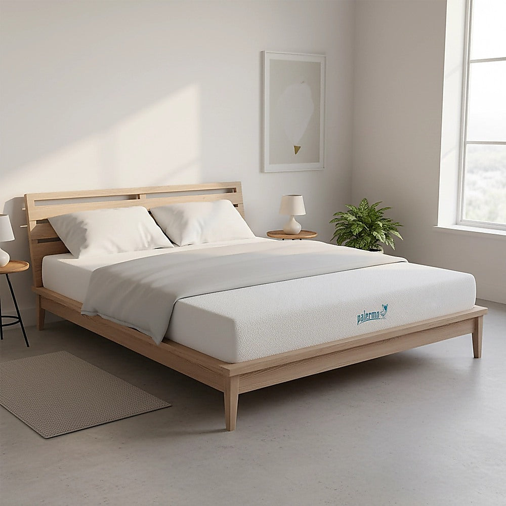 King Mattress Gel Memory Foam Dual Layer Medium Firm 25cm