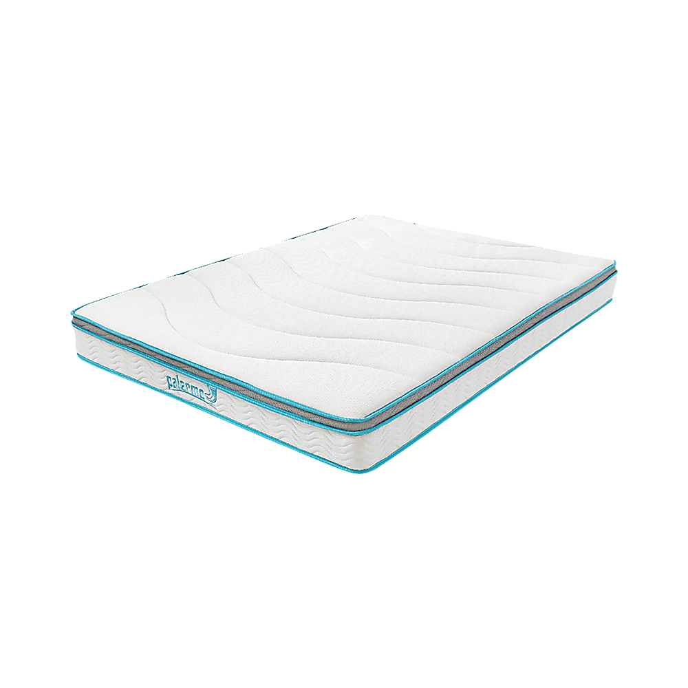 Queen Mattress Hybrid Memory Foam Innerspring Medium Firm 20cm