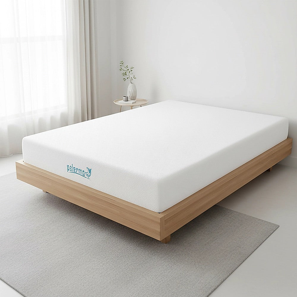 Double Mattress Gel Memory Foam Dual Layer Medium Firm 25cm