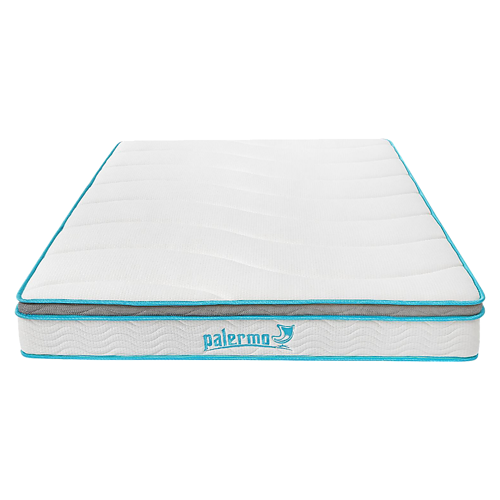 Double Mattress Hybrid Memory Foam Innerspring Medium Firm 20cm