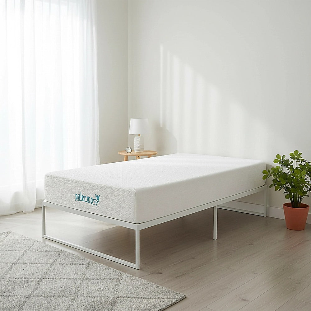 Single Mattress Gel Memory Foam Dual Layer Medium Firm 25cm