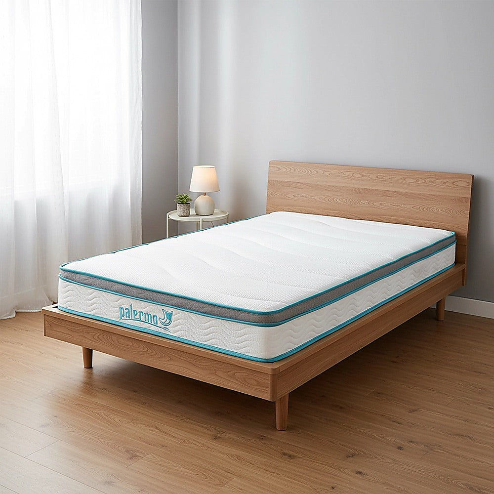 Single Mattress Hybrid Memory Foam Innerspring Medium Firm 20cm