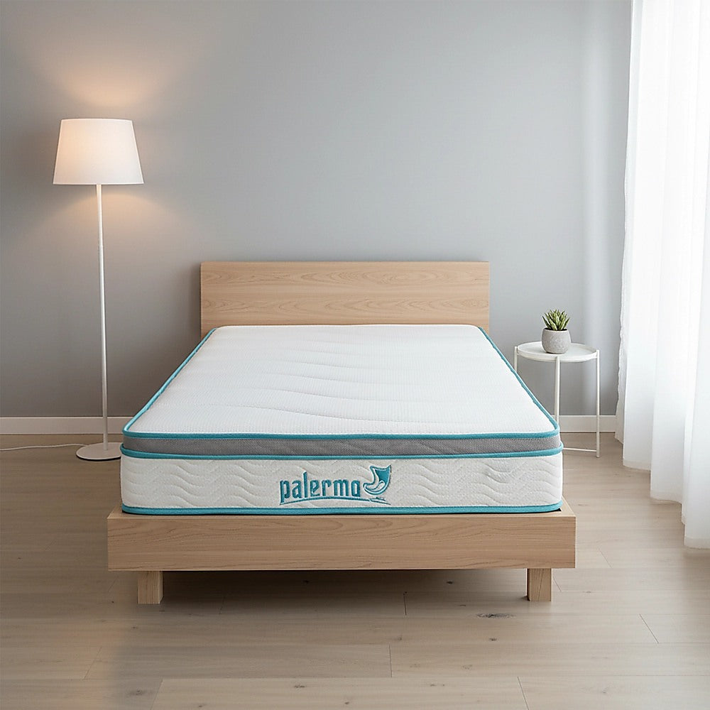 Single Mattress Hybrid Memory Foam Innerspring Medium Firm 20cm