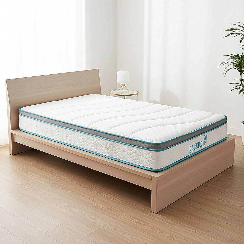 Single Mattress Hybrid Memory Foam Innerspring Medium Firm 20cm
