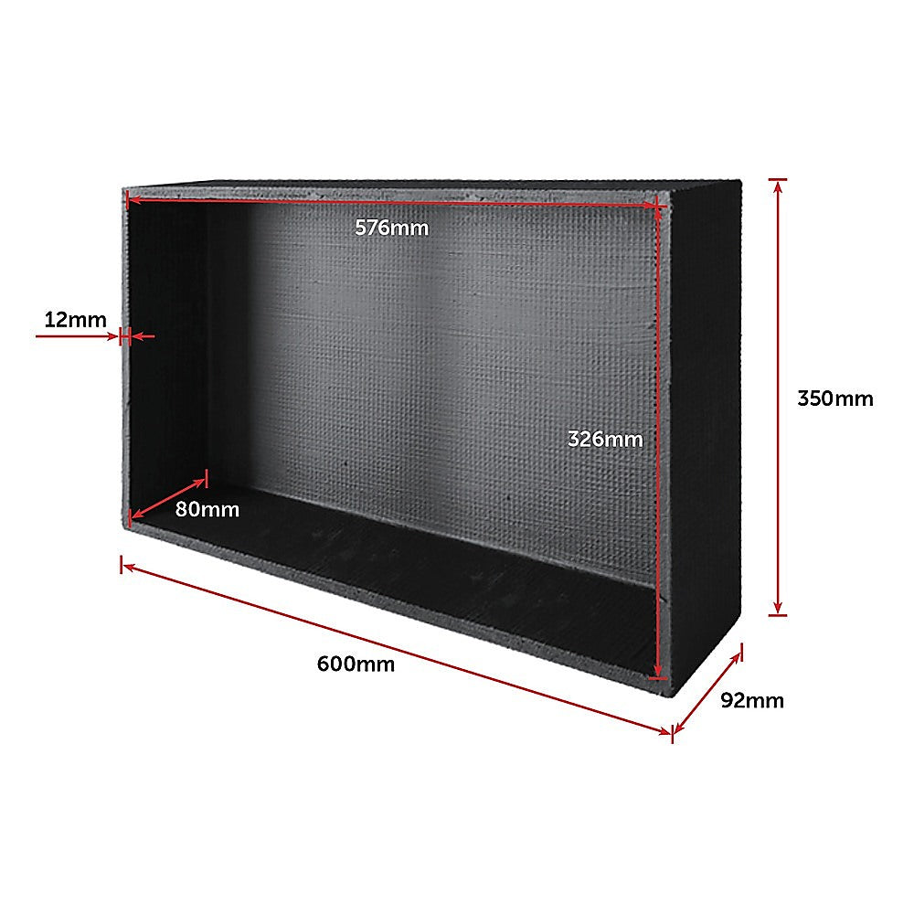 Shower Niche - 350 X 600 X 92Mm Prefabricated Wall Bathroom Renovation