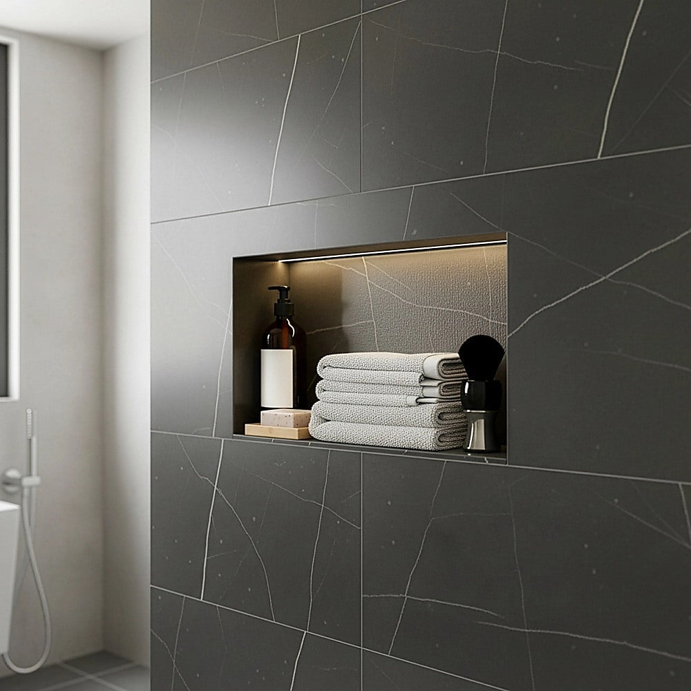 Shower Niche - 350 X 600 X 92Mm Prefabricated Wall Bathroom Renovation