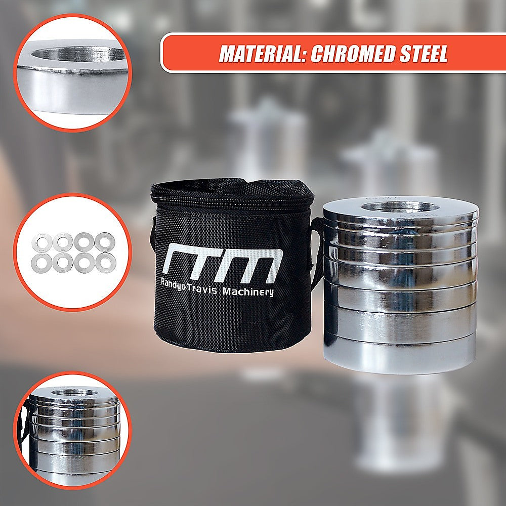 Chrome Metric Fractional Olympic Weight Plates 0.25 - 1.0Kg