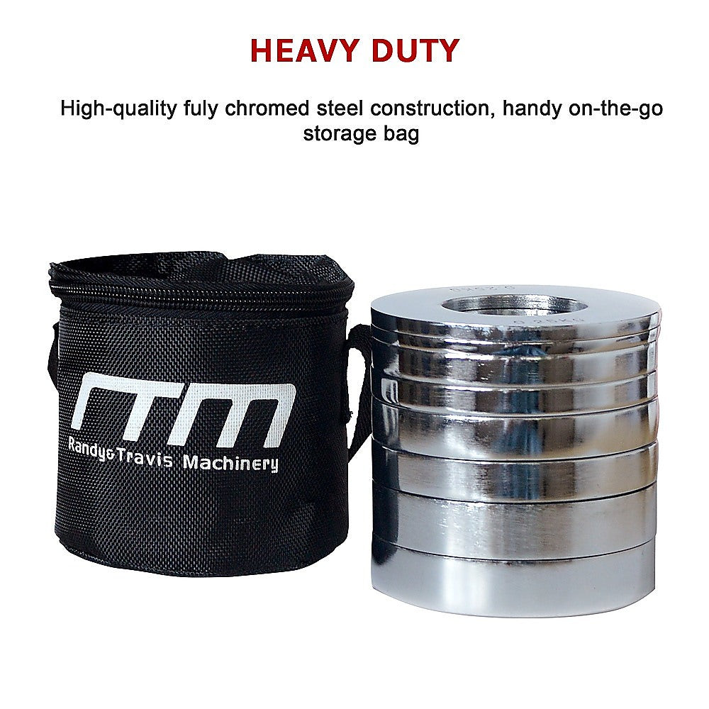 Chrome Metric Fractional Olympic Weight Plates 0.25 - 1.0Kg