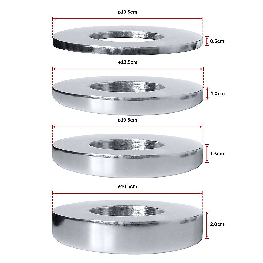 Chrome Metric Fractional Olympic Weight Plates 0.25 - 1.0Kg
