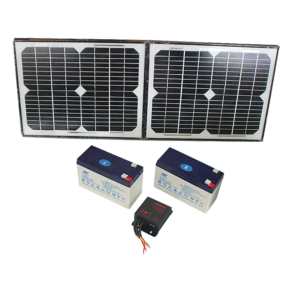 1000Kg Auto Solar Slide Sliding Gate Opener Automatic W 4M Rail