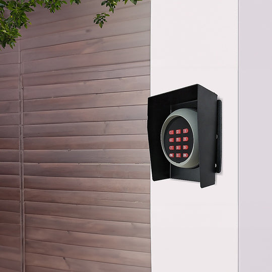 Wireless Keypad Entry For Swing And Sliding Gate With Metal Casing - Metal finish