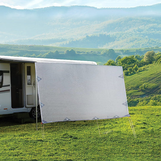 4.6M Caravan Privacy Screen Side Sunshade - Sunscreen Sun Shade Roll