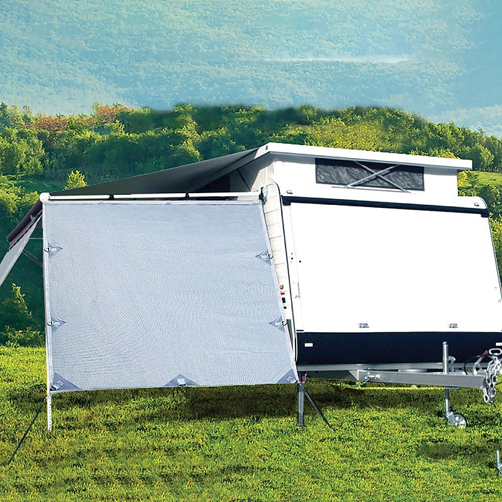 Pop Top Caravan Privacy Screen Side Extension 2.1 X 1.8M