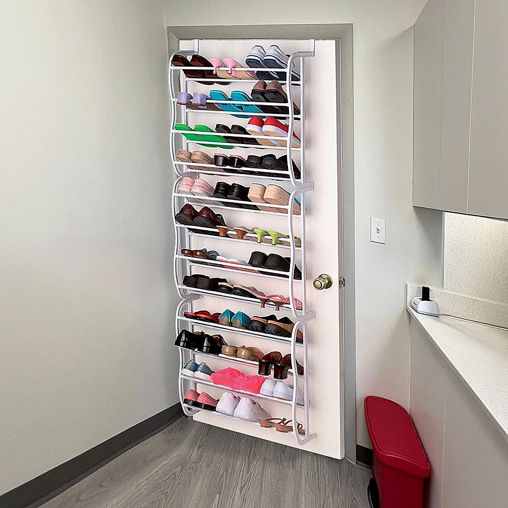 Over-The-Door Shoe Organizer Rack
