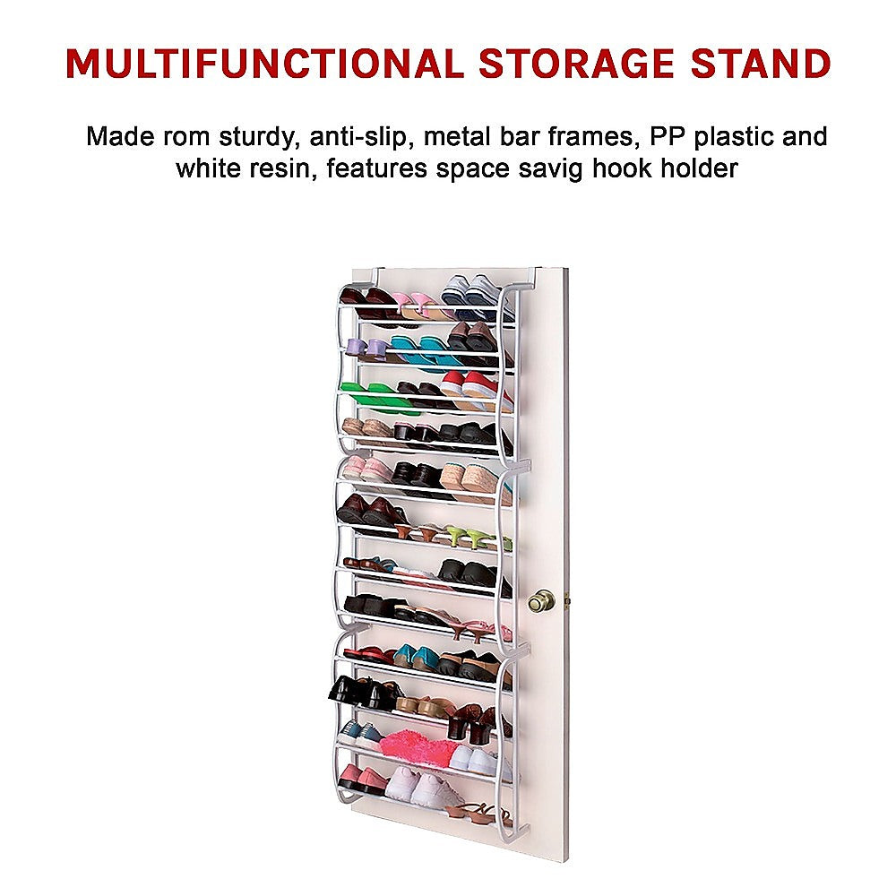 Over-The-Door Shoe Organizer Rack