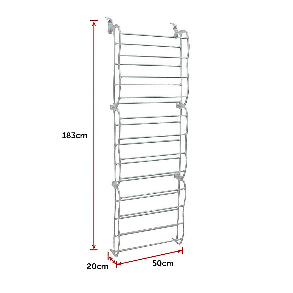 Over-The-Door Shoe Organizer Rack