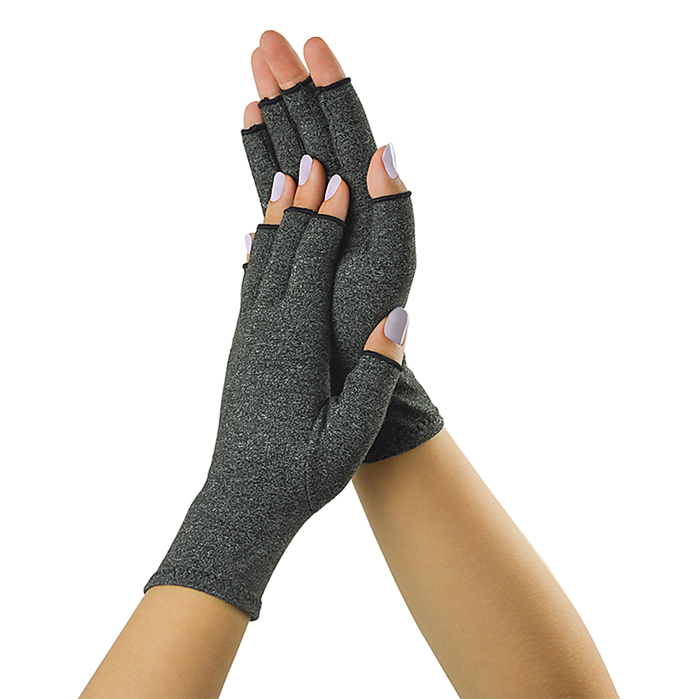Large Arthritis Compression Gloves for Hand Support | Stretchy Fabric Joint Finger