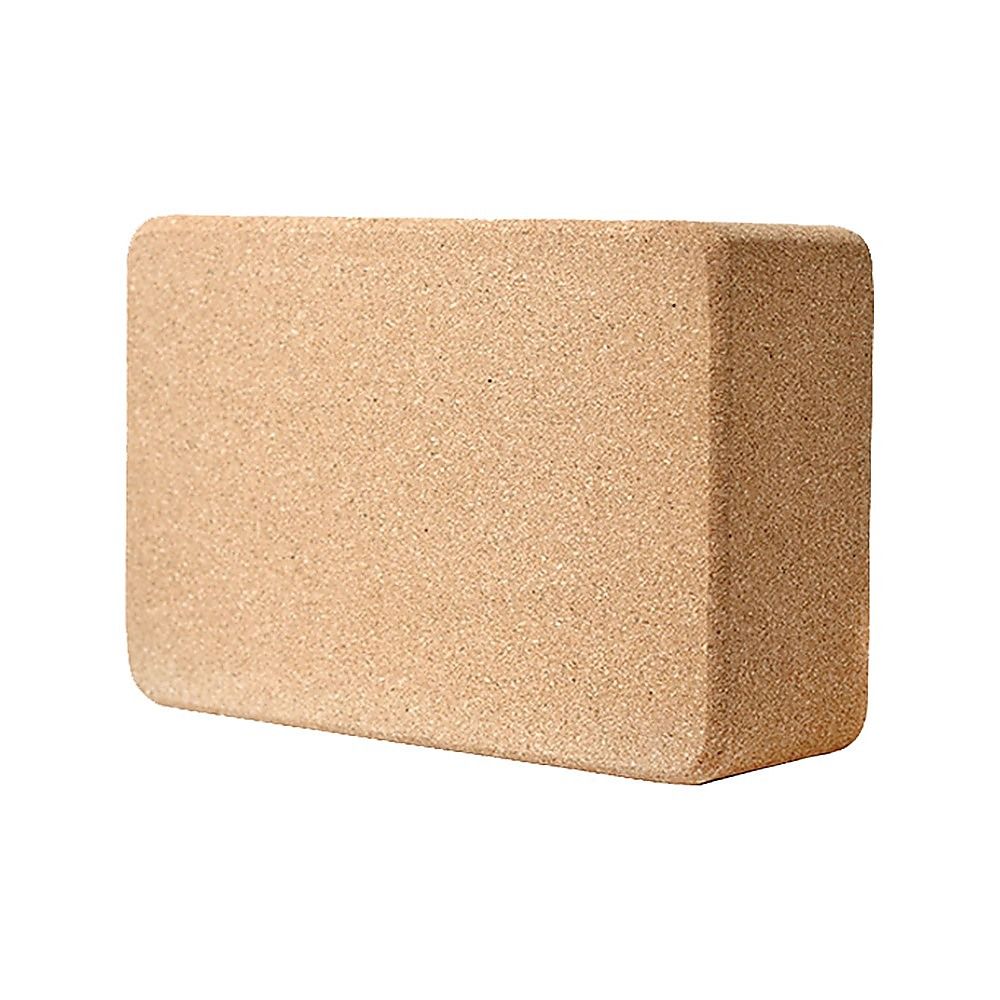 2x Cork Yoga Blocks Organic Exercise Bricks