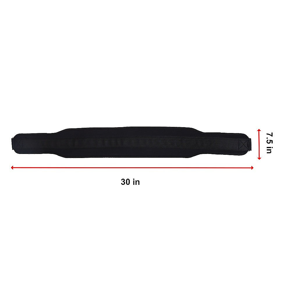 Weight Lifting Belt Gym Back Pull Up Chain black | Black colour