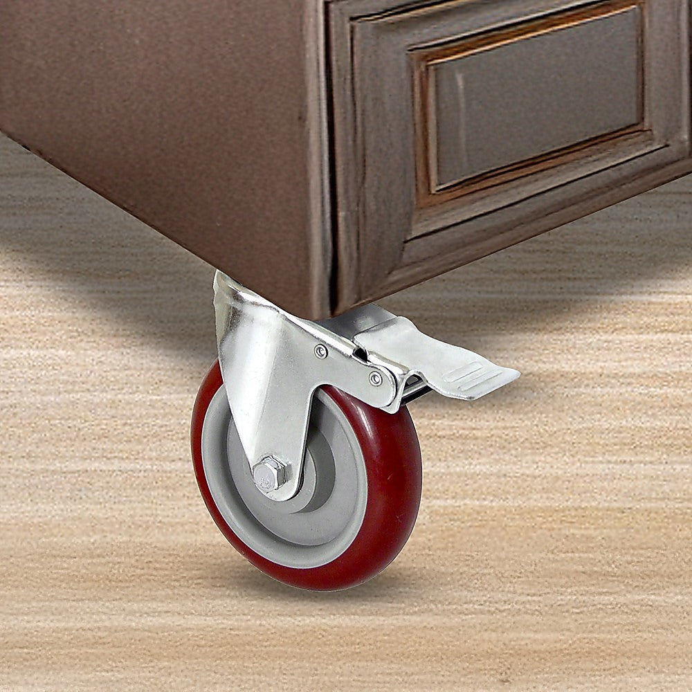 Heavy Duty 5" Swivel Castor Wheels (Set Of 4)