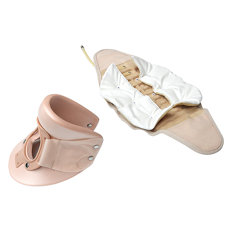 Neck Traction Air Decompression Support Brace Cervical Collar Hand Pump - Supports & Braces