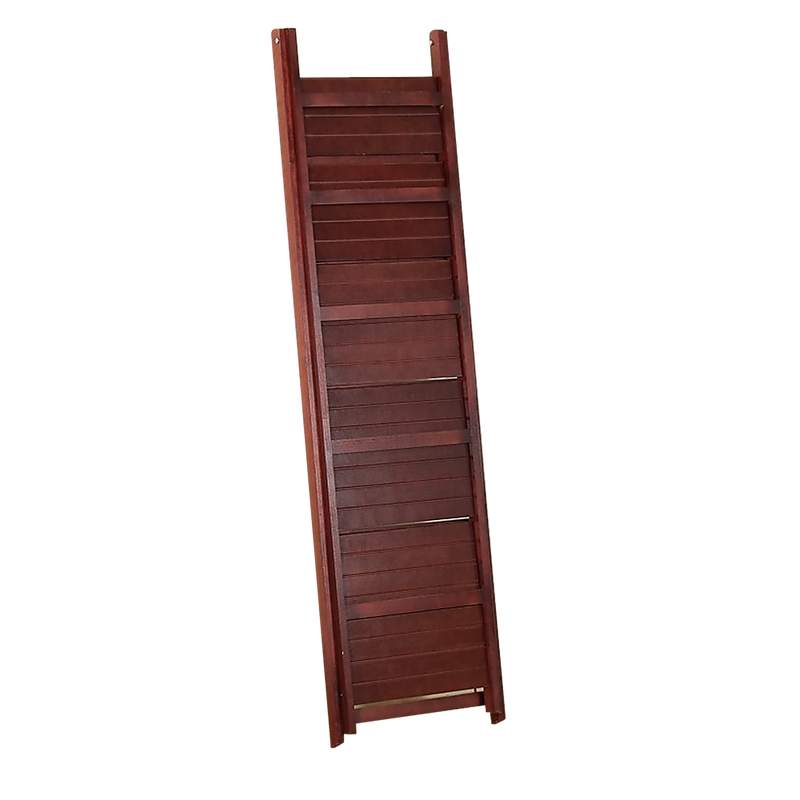 5 Tier Wooden Ladder Shelf Stand Storage Book Shelves - Bookcases & Shelves