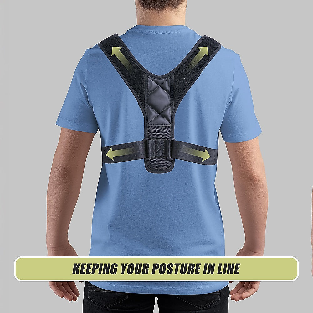 Posture Corrector Clavicle Support Brace Adjustable Back Shoulder | Straight Strap