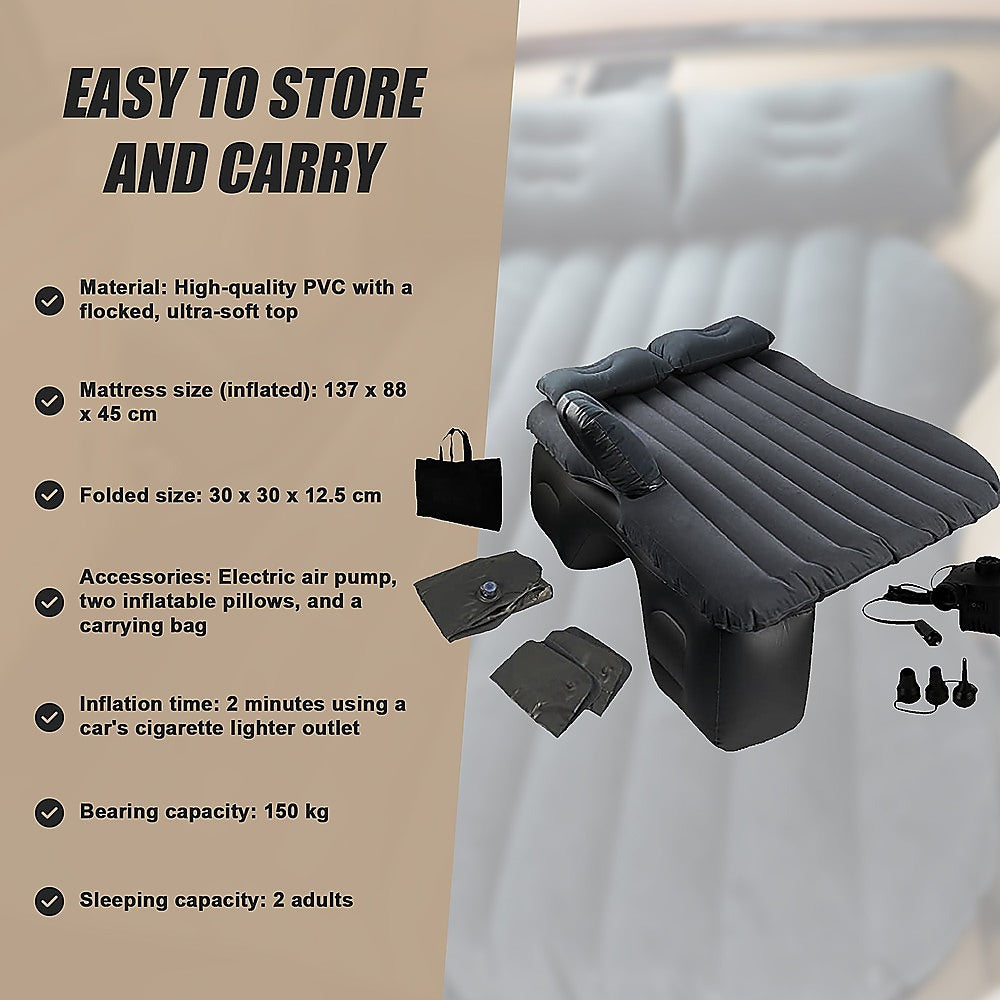 Inflatable Car Back Seat Mattress Air Bed