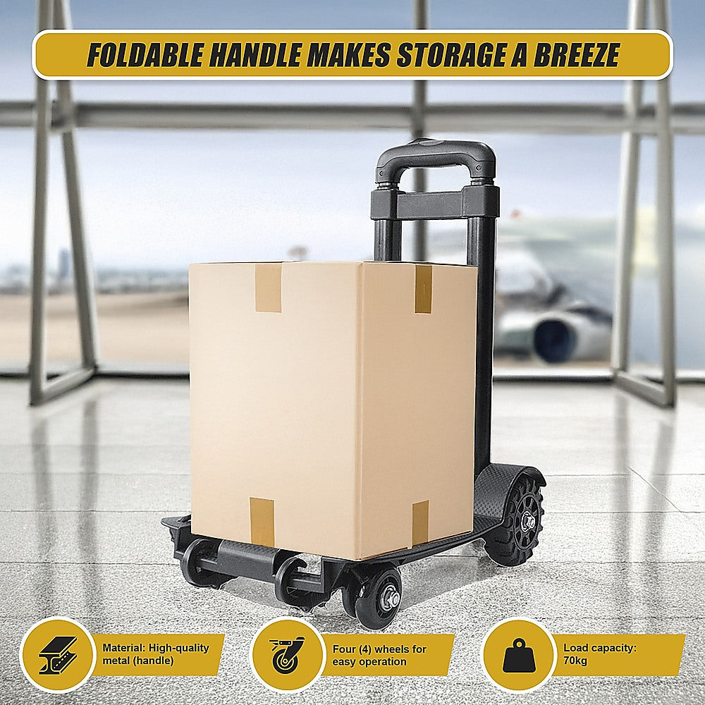 Portable Folding Dolly Cart Luggage Trolley