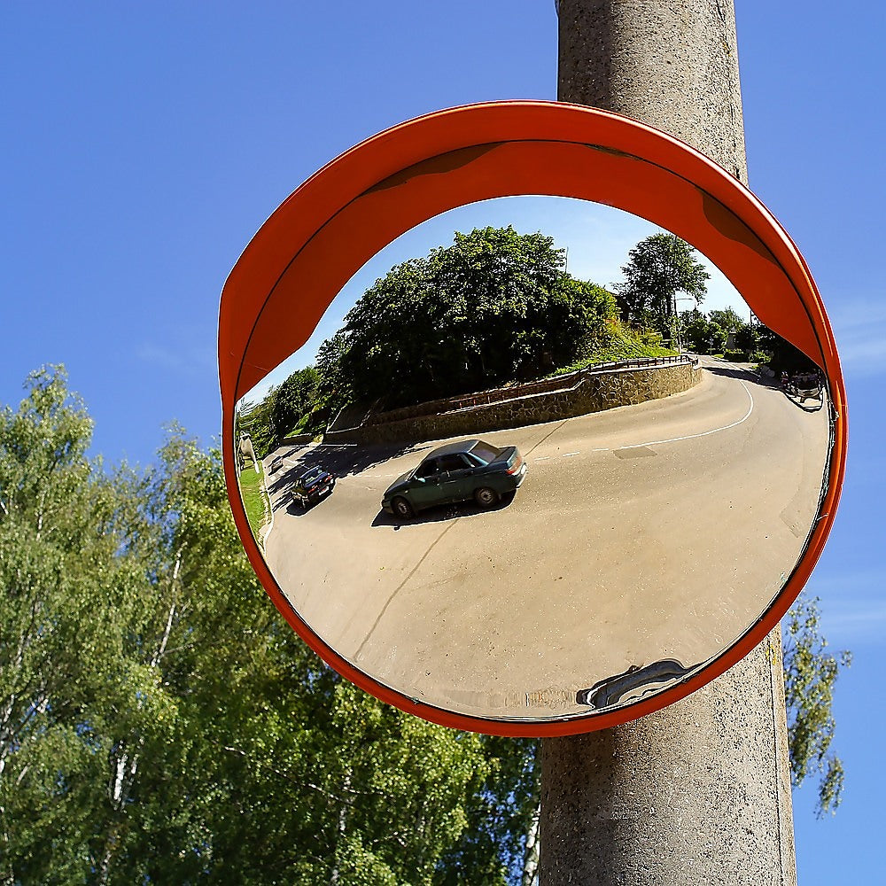 60Cm Round Convex Safety Mirror - Blind Spot Traffic Driveway