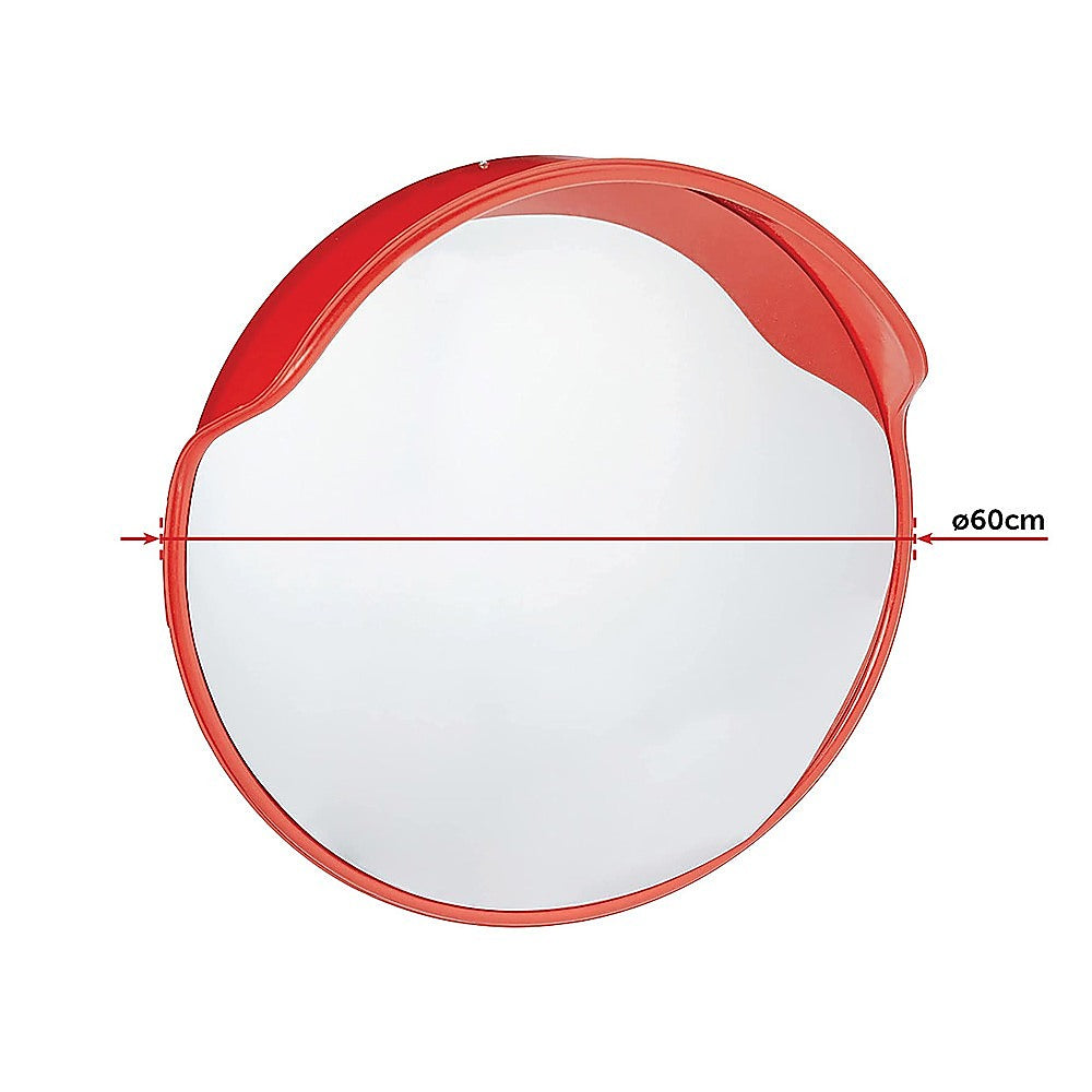 Traffic Control & Parking Tools - 60Cm Round Convex Safety Mirror